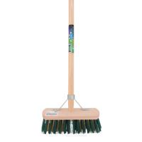 Onkruidbezem met steel 150cm met stokhouder