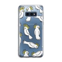 Papegaai: Samsung Galaxy S10e Transparant Hoesje