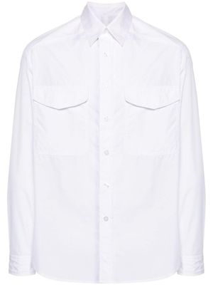 MORDECAI chemise en popeline à rayures - Blanc
