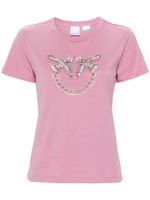 PINKO t-shirt Love Birds à ornements - Rose