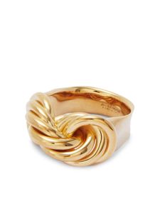 Jil Sander twist-detail handcrafted ring - Or