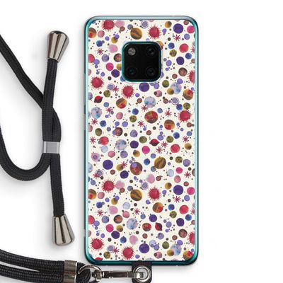 Planets Space: Huawei Mate 20 Pro Transparant Hoesje met koord