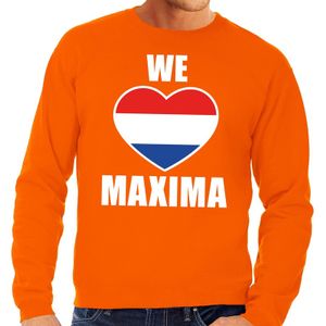 We Love Maxima sweater oranje heren 2XL  -