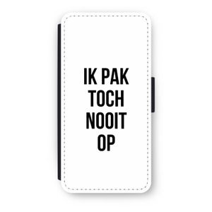 Ik pak nooit op: iPhone 8 Flip Hoesje