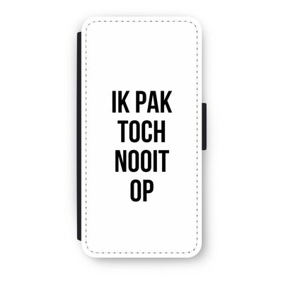 Ik pak nooit op: iPhone 8 Flip Hoesje