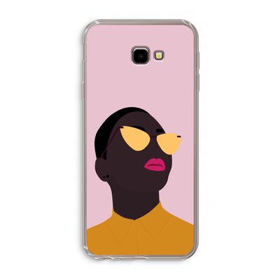 Yellow glasses: Samsung Galaxy J4 Plus Transparant Hoesje