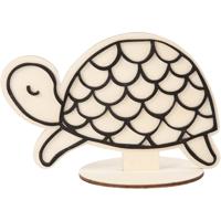 Creativ Company Figuur om te decoreren, schildpad, h: 10 cm, 1 stuk