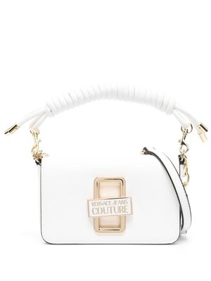 Versace Jeans Couture sac porté épaule à plaque logo - Blanc
