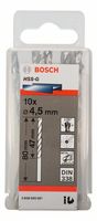 Bosch Accessoires Metaalboren HSS-G, Standard 4,5 x 47 x 80 mm 10st - 2608595061