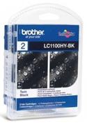 Brother LC-1100HYBKBP2DR inktcartridge 2 stuk(s) Origineel Zwart - thumbnail