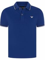 Emporio Armani Kids t-shirt à logo imprimé - Bleu