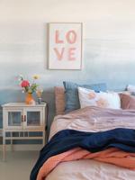 Behang Layered Rol Blue