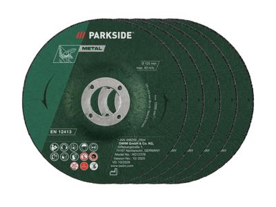 PARKSIDE Haakse slijper accessoires (Slijpschijven 5-delig)
