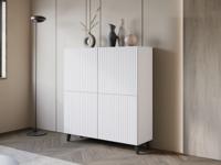 Dressoir FUKETTE 4 deuren wit