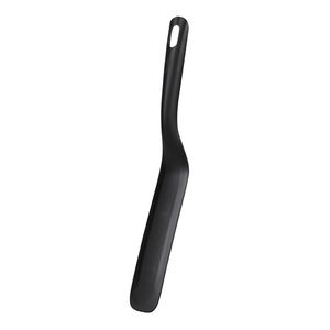 Urban Living Bakspatel - zwart - kunststof - 30 cm - Keukengerei - eieren/pannenkoeken bakken   -