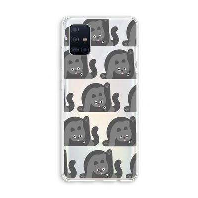 Cats: Galaxy A51 4G Transparant Hoesje