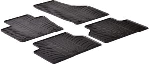 Rubbermatten passend voor Audi Q3 2011- (T-Design 4-delig + montageclips) GL0249