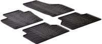 Rubbermatten passend voor Audi Q3 2011- (T-Design 4-delig + montageclips) GL0249