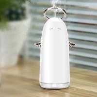 TSHM0 mini Angel Atomizing luchtbevochtiger met kleurrijke nachtlampjes water tank capaciteit: 230mL (goud)