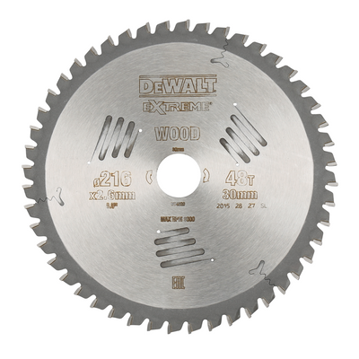 DeWalt Accessoires Cirkelzaagbl. S40 216x30x48t - DT4320-QZ