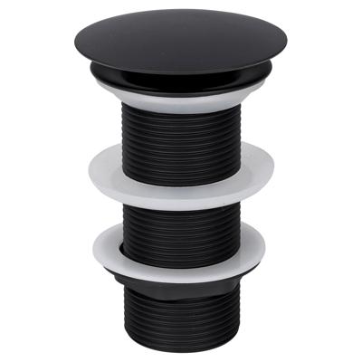 Differnz afvoerplug always open | L | mat zwart | 72mm