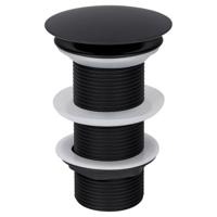 Differnz afvoerplug always open | L | mat zwart | 72mm