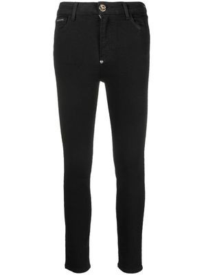 Philipp Plein jean skinny à détails métalliques - Noir