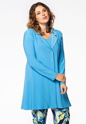 Yoek Blazer A-lijn | Blauw | Maat 58/60