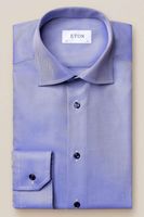 ETON Slim Fit Overhemd blauw, Effen