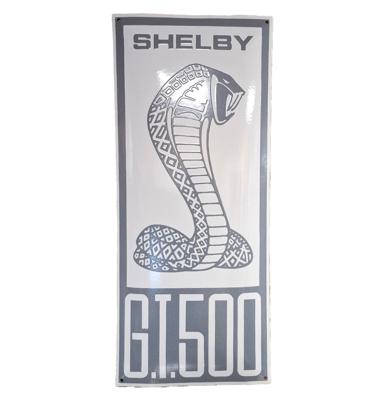 Shelby GT500 Emaille Bord - 72 x 30cm