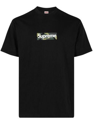 Supreme t-shirt en coton Box Logo - Noir