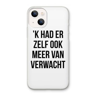 Meer verwacht: iPhone 13 mini Transparant Hoesje