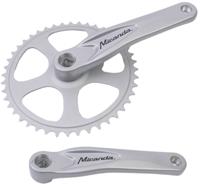 Miranda Crankset alu zilver 44 tands 3/32 + 1/8 bulk - thumbnail