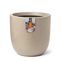 Pot bol Waste Smooth H41 cm terrazzo beige - Capi europe