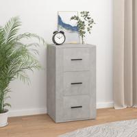 Dressoir 40x33x70 cm bewerkt hout betongrijs