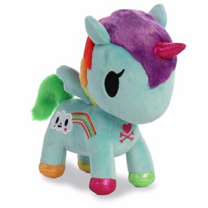 Pluche mint eenhoorntje knuffeldier 25 cm   -