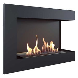 Hoek bio-ethanol haard - 70 cm rechts