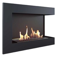 Hoek bio-ethanol haard - 70 cm rechts