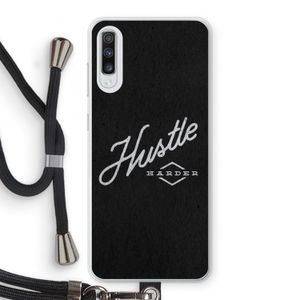 Hustle: Samsung Galaxy A70 Transparant Hoesje met koord
