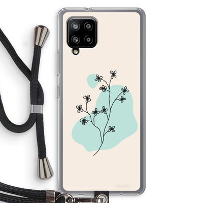 Love your petals: Samsung Galaxy A42 5G Transparant Hoesje met koord