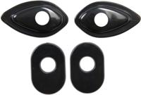 Kellermann blinkermontageplatte mounting plate turn signa black,