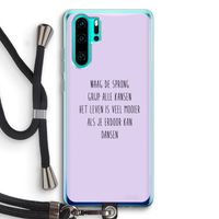 Sprong: Huawei P30 Pro Transparant Hoesje met koord