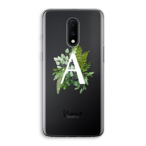 Green Brush: OnePlus 7 Transparant Hoesje