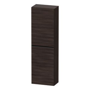 Hoge Kast Duravit D-Neo Kolomkast Wand 132 cm Linksdraaiend Mat Kastanje (Donker)