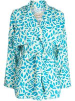 Bambah blouse Camelia en lin - Bleu - thumbnail