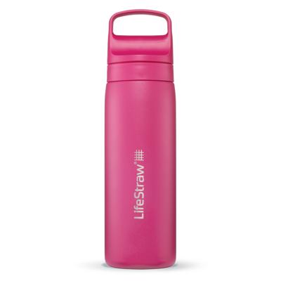 Lifestraw Go 2.0 Stainless Steel Water Filter Bottle - 500 Ml - Diverse Kleuren Orchid Pink