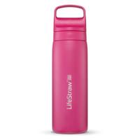 Lifestraw Go 2.0 Stainless Steel Water Filter Bottle - 500 Ml - Diverse Kleuren Orchid Pink