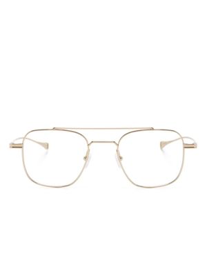 Dita Eyewear lunettes de vue à monture pilote - Or