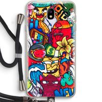 No Rules: Samsung Galaxy J7 (2017) Transparant Hoesje met koord