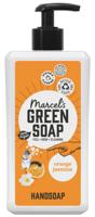 Marcel's Green Soap Handzeep sinaasappel & jasmijn 500 Milliliter